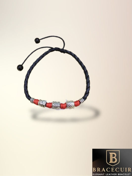 Bracelet cuir <br> de cheville