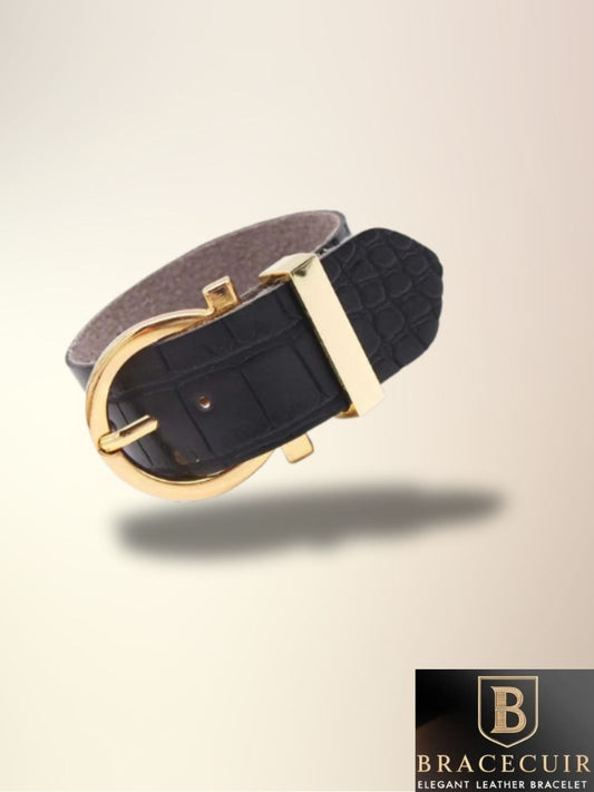 Bracelet cuir <br> luxe